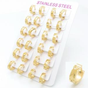 SS Gold-Plating Earring - KE117240-XY