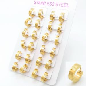 SS Gold-Plating Earring - KE117244-XY