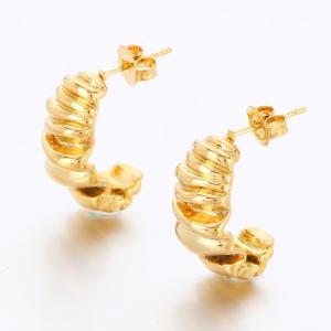 SS Gold-Plating Earring - KE117596-MI