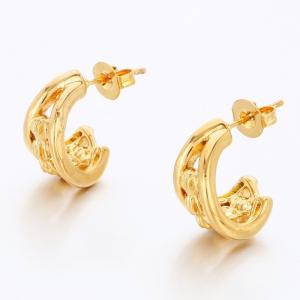 SS Gold-Plating Earring - KE117597-MI