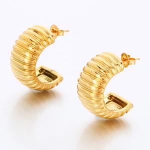 SS Gold-Plating Earring - KE117598-MI
