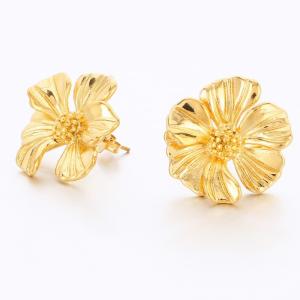 SS Gold-Plating Earring - KE117601-MI