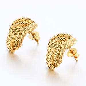 SS Gold-Plating Earring - KE117606-MI