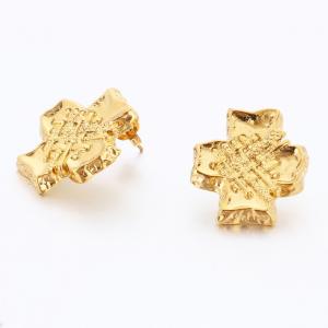 SS Gold-Plating Earring - KE117609-MI