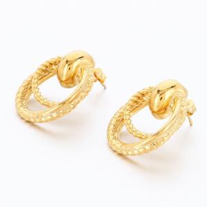 SS Gold-Plating Earring - KE117616-MI