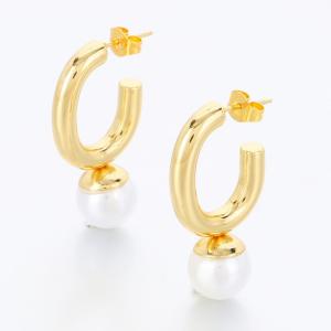 SS Gold-Plating Earring - KE117733-SP
