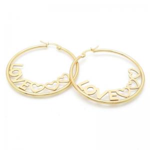 SS Gold-Plating Earring - KE117865-HF