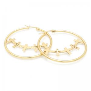 SS Gold-Plating Earring - KE117866-HF