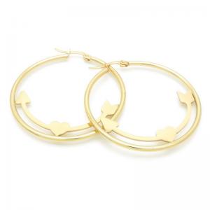SS Gold-Plating Earring - KE117867-HF