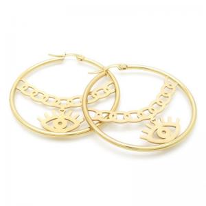 SS Gold-Plating Earring - KE117869-HF