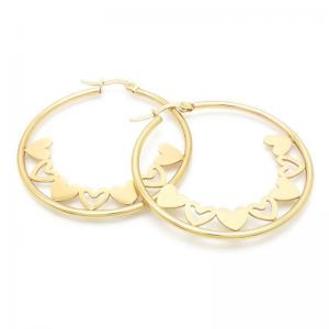 SS Gold-Plating Earring - KE117870-HF