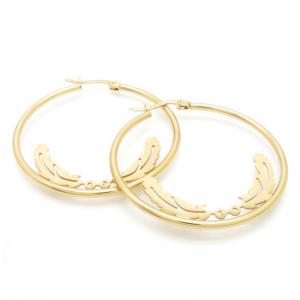 SS Gold-Plating Earring - KE117877-HF
