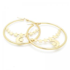 SS Gold-Plating Earring - KE117878-HF