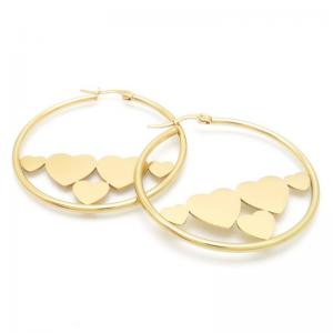 SS Gold-Plating Earring - KE117880-HF