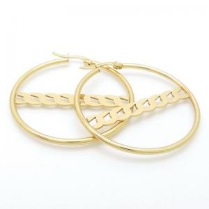 SS Gold-Plating Earring - KE117886-HF