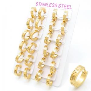 SS Gold-Plating Earring - KE117953-XY