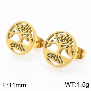 Delicate Hollow Women's Earrings - KE117979-KC
