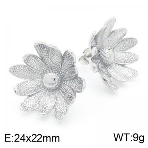 Delicate Flower Earrings for Women - KE117983-KC
