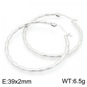 Simple Round Wire Women's Earrings - KE117988-KC