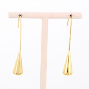 SS Gold-Plating Earring - KE118059-SP