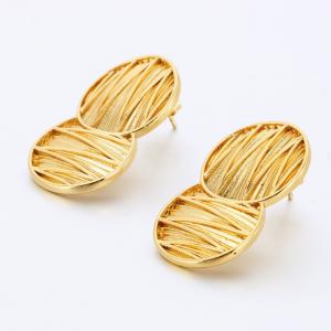 SS Gold-Plating Earring - KE118064-SP