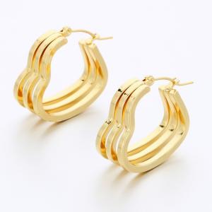 SS Gold-Plating Earring - KE118146-SP