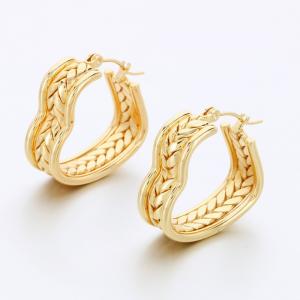 SS Gold-Plating Earring - KE118147-SP