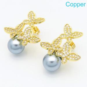 Copper Earring - KE118165-QJ