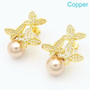 Copper Earring - KE118167-QJ