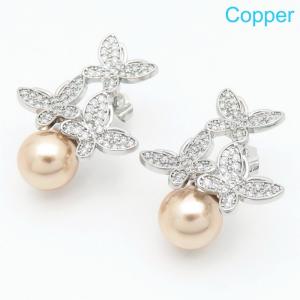 Copper Earring - KE118168-QJ