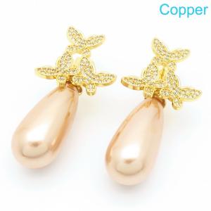 Copper Earring - KE118176-QJ