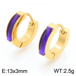 SS Gold-Plating Earring - KE118291-TGD