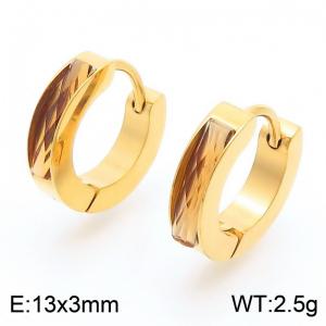 SS Gold-Plating Earring - KE118292-TGD