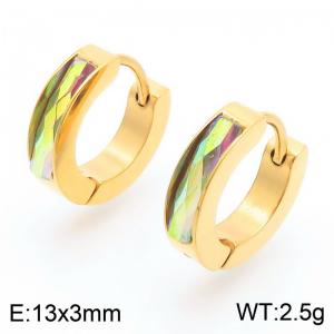SS Gold-Plating Earring - KE118295-TGD