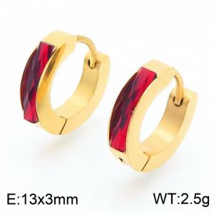 SS Gold-Plating Earring - KE118298-TGD