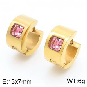 SS Gold-Plating Earring - KE118313-TGD