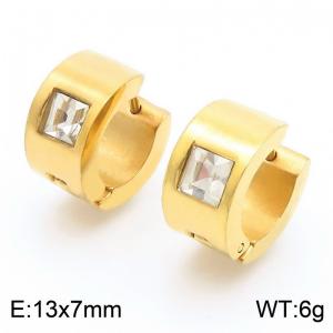 SS Gold-Plating Earring - KE118318-TGD
