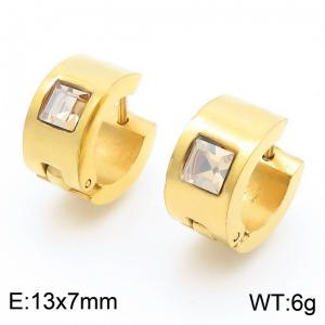 SS Gold-Plating Earring - KE118320-TGD