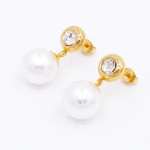 Stainless Steel Stone&Crystal Earring - KE118622-HR