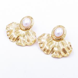 SS Gold-Plating Earring - KE118685-SP