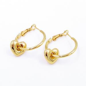 SS Gold-Plating Earring - KE118687-SP