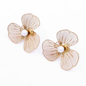 SS Gold-Plating Earring - KE118702-SP
