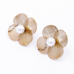 SS Gold-Plating Earring - KE118704-SP