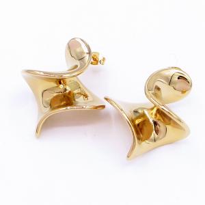 SS Gold-Plating Earring - KE118705-SP