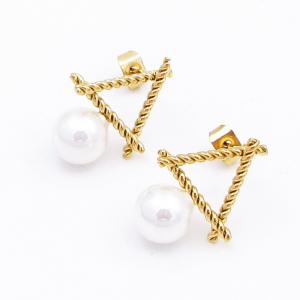 SS Gold-Plating Earring - KE118766-HM