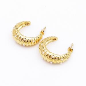 SS Gold-Plating Earring - KE118772-HM