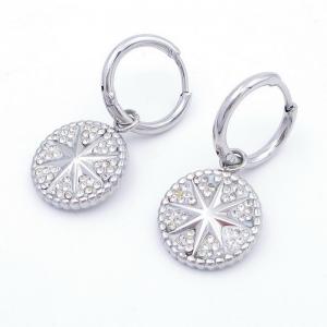 Stainless Steel Stone&Crystal Earring - KE118852-QY