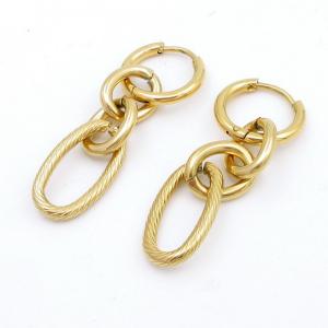 SS Gold-Plating Earring - KE118856-QY