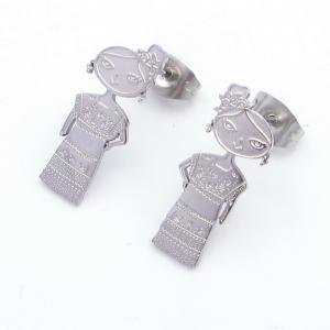 Stainless Steel Earring - KE118857-QY