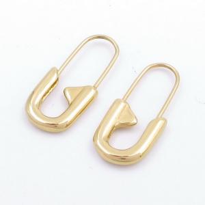 SS Gold-Plating Earring - KE118858-QY